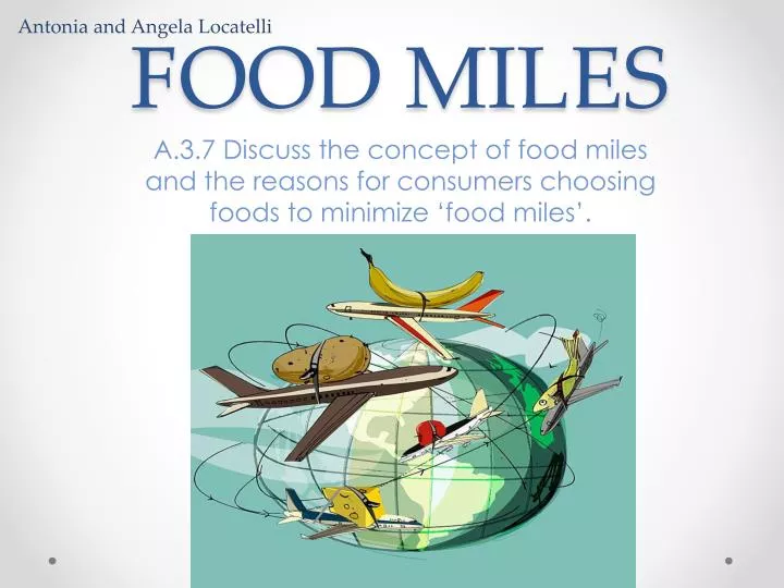 food miles