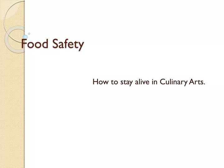 food safety