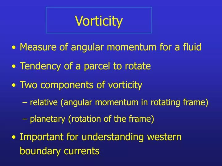 vorticity