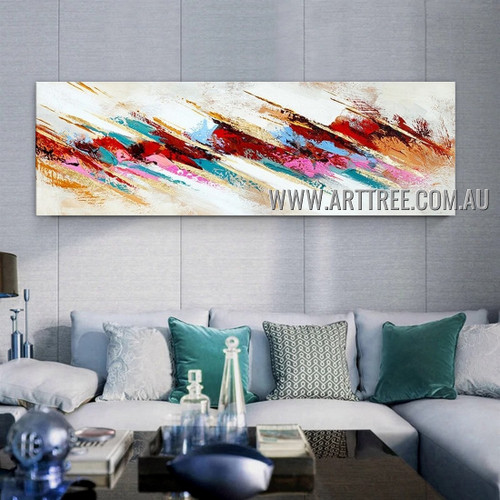 Artistic Splashes Modern Heavy Texture Artist Handmade Abstract Wall Art Painting for Room Decoration