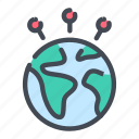 earth, globe, location, pin, planet, pointer, world