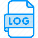 log, file