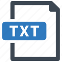 file, txt, format