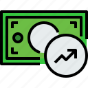 bank, banking, bill, cash, currency, graph, money