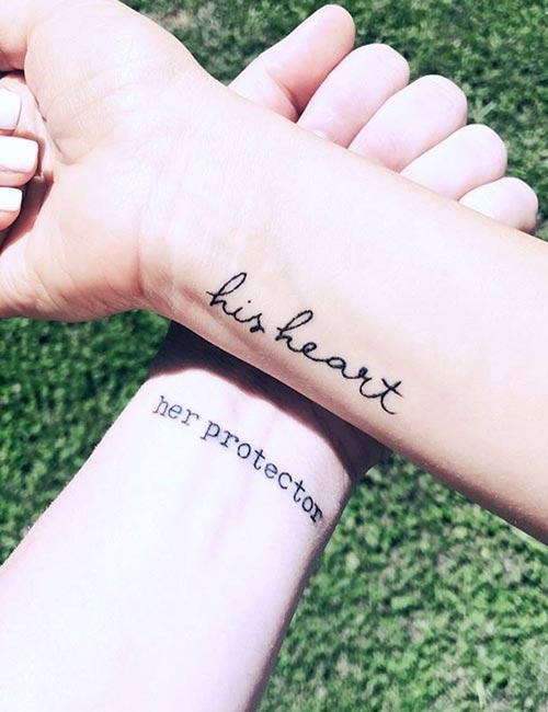 50 Matching Couple Tattoo Ideas That Arent Cheesy  Glamour