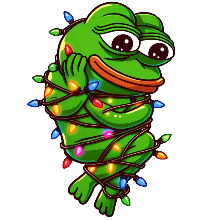 PepeChristmasLights Discord Emoji