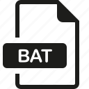 bat, file, format