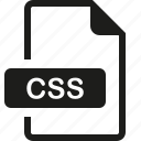 css, file, format