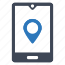 mobile, phone, location, map