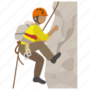 cliff, climber, climbing, harness, mountain, rock, ropes