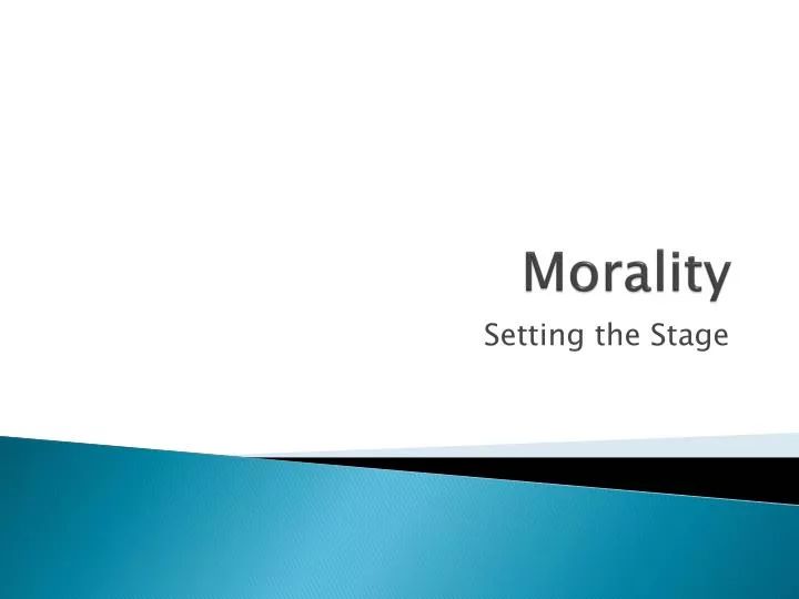 morality