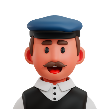 Conductor  3D Illustration