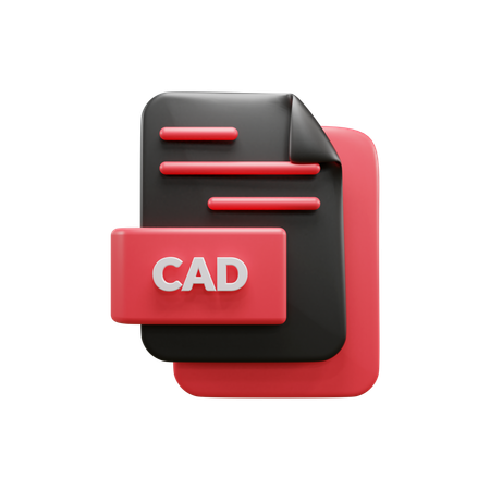 CAD ファイル  3D Icon