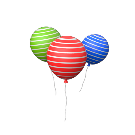 Globos  3D Icon