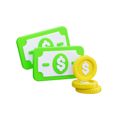 Dollar  3D Icon