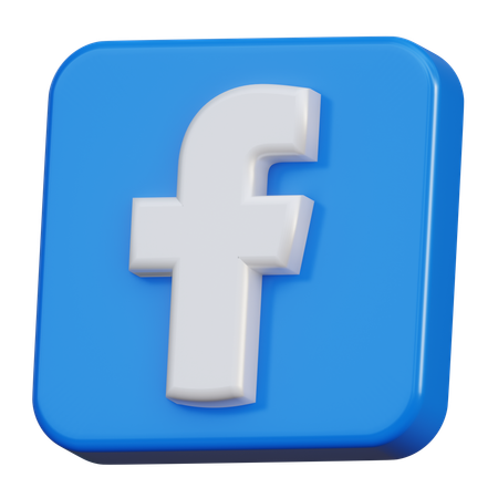 Facebook  3D Icon