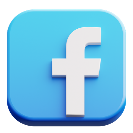 Facebook  3D Icon