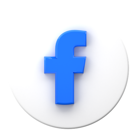 Facebook  3D Icon