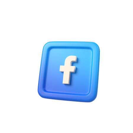 Facebook  3D Icon