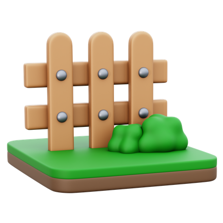 Fence  3D Icon