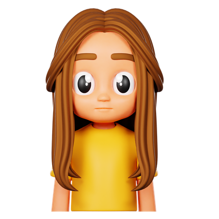 Filha  3D Icon