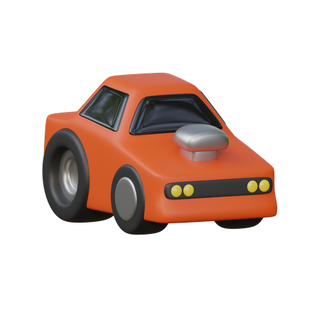 Hot Rod  3D Icon