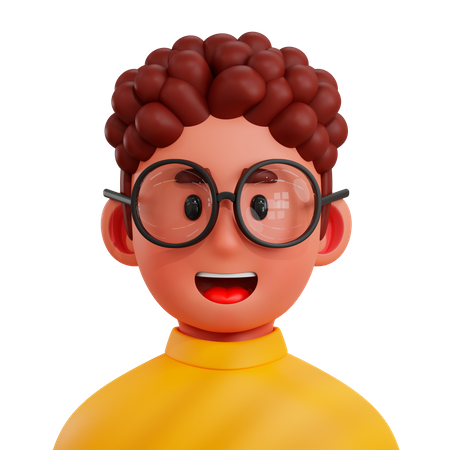 Hombre joven  3D Illustration