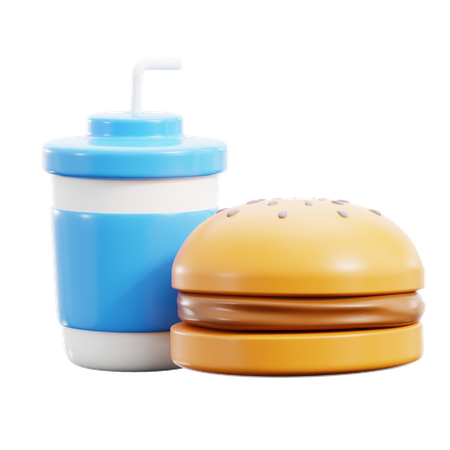 食事  3D Icon