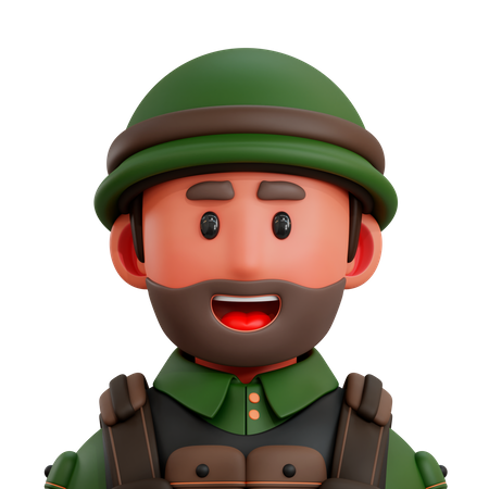 Soldado  3D Illustration