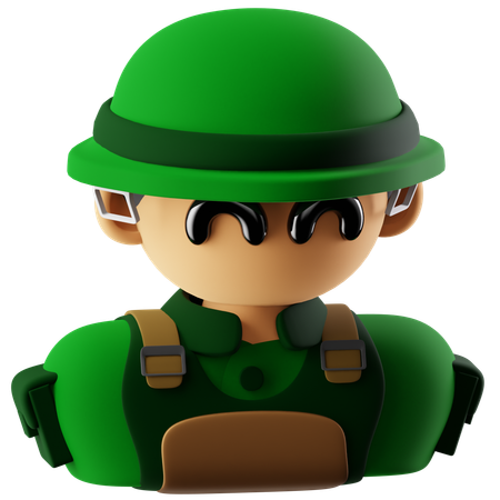 兵士  3D Icon