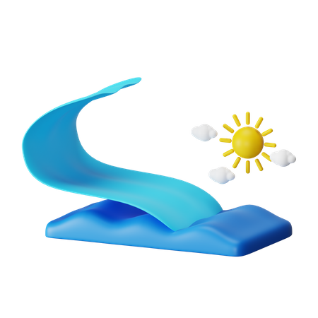 Sea  3D Icon