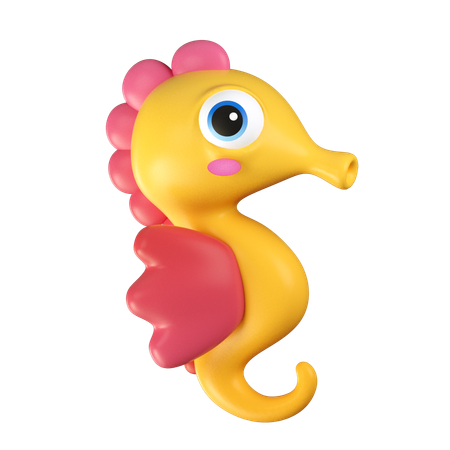 Seahorse  3D Icon