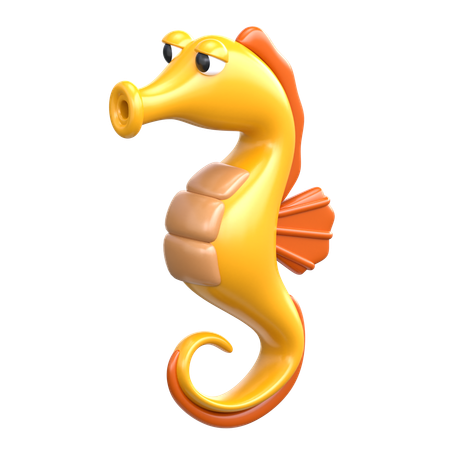 Seahorse  3D Icon