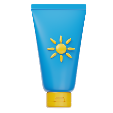 Sunscreen  3D Icon