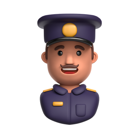 Policias  3D Illustration