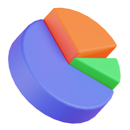 Diagramme circulaire  3D Illustration