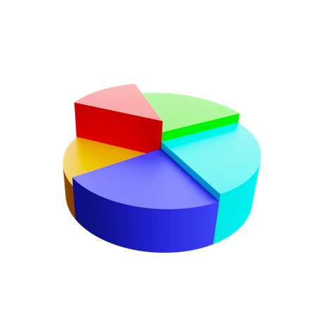 Diagramme circulaire  3D Illustration