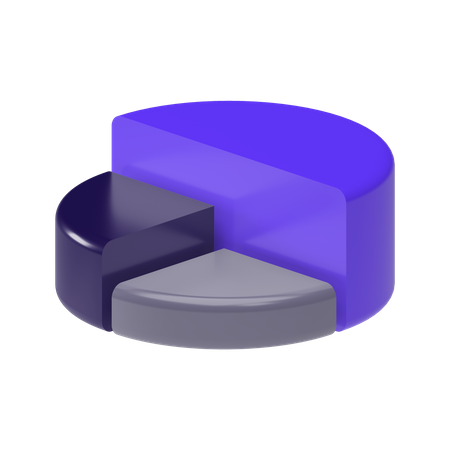 Diagramme circulaire  3D Illustration