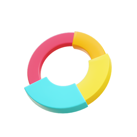 Diagramme circulaire  3D Illustration