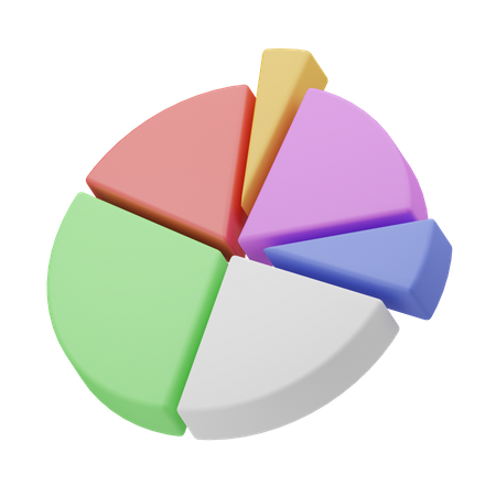 Diagramme circulaire  3D Illustration