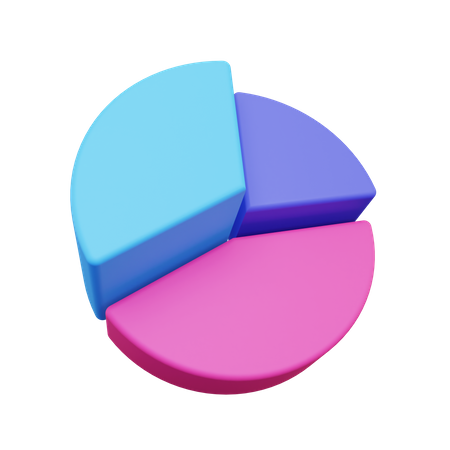 Diagramme circulaire  3D Illustration