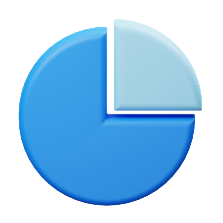 Diagramme circulaire  3D Illustration