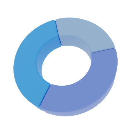 Diagramme circulaire  3D Illustration