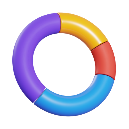 Diagramme circulaire  3D Illustration