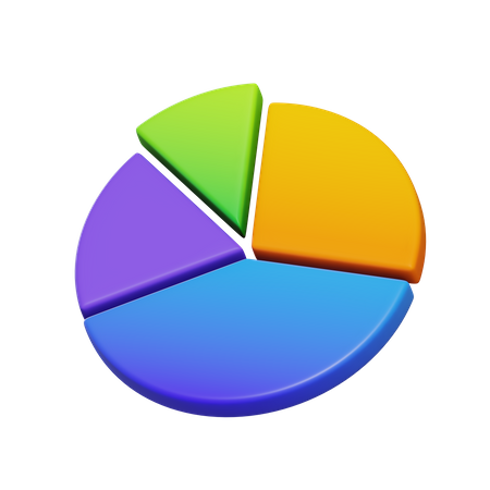 Diagramme circulaire  3D Illustration