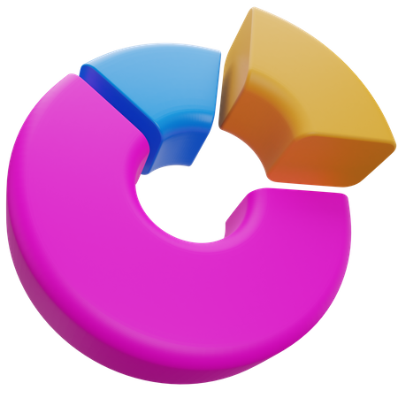 Diagramme circulaire  3D Illustration