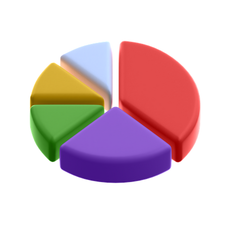 Diagramme circulaire  3D Illustration