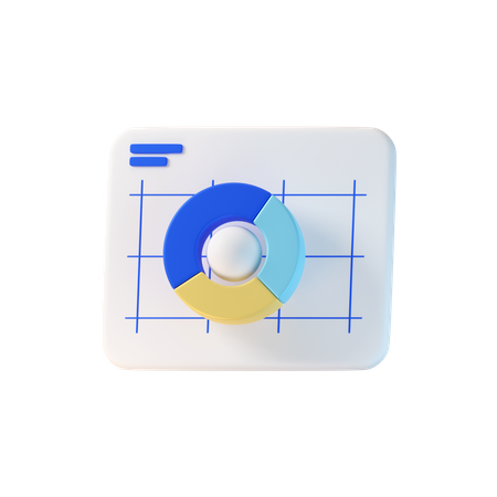 Diagramme circulaire  3D Icon