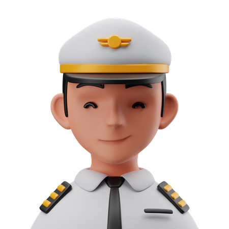 Piloto  3D Icon