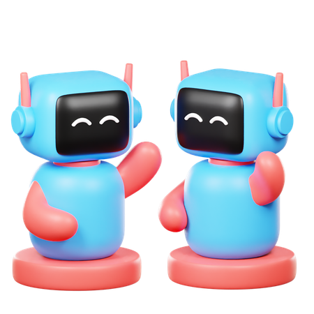 Robô  3D Icon